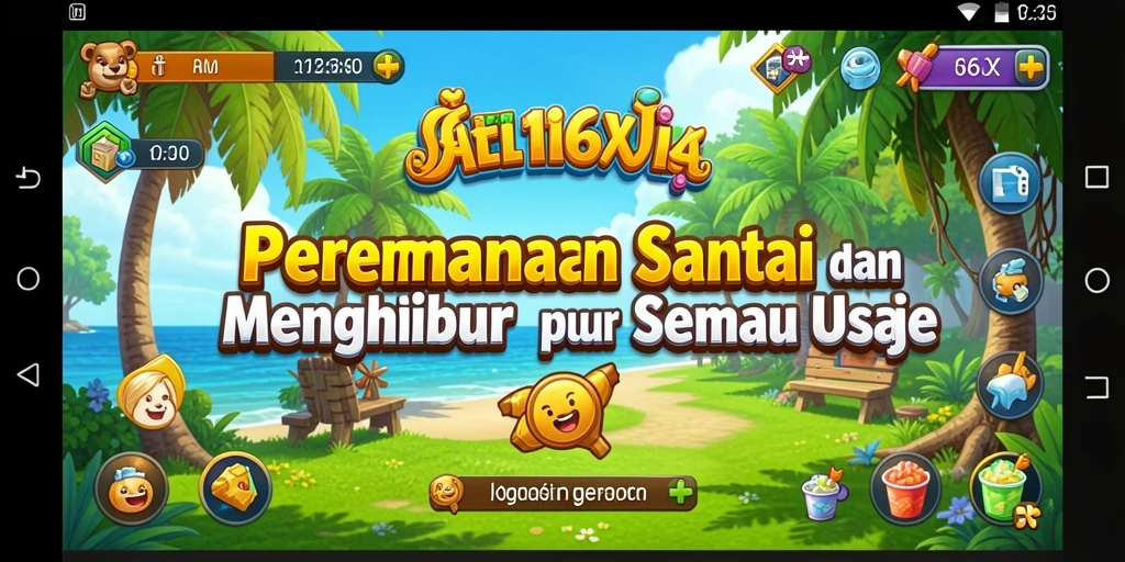 Tampilan gameplay menarik dan menghibur dari 116X.