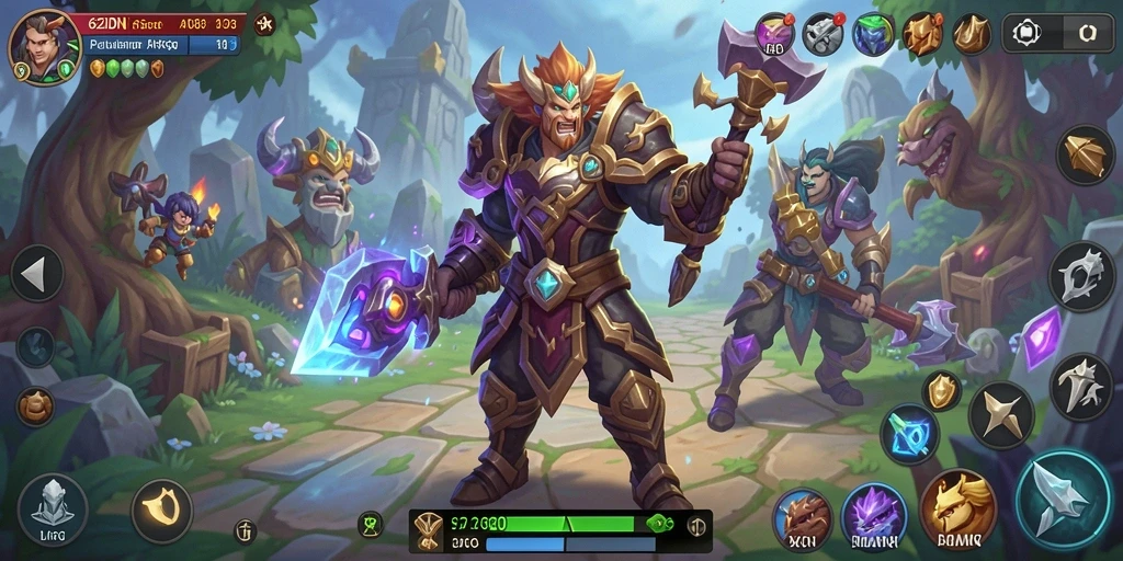 Screenshot gameplay menampilkan aksi seru dalam 62IDN.