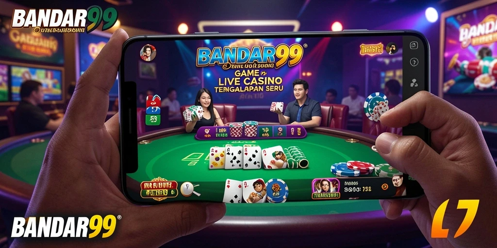 Tampilan gameplay Live Casino yang mendebarkan dan interaktif.