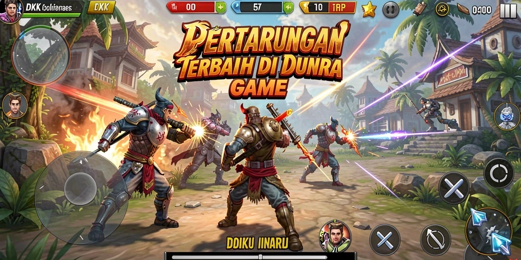 Screenshot DKK menampilkan aksi pertarungan yang intens dan mendebarkan.