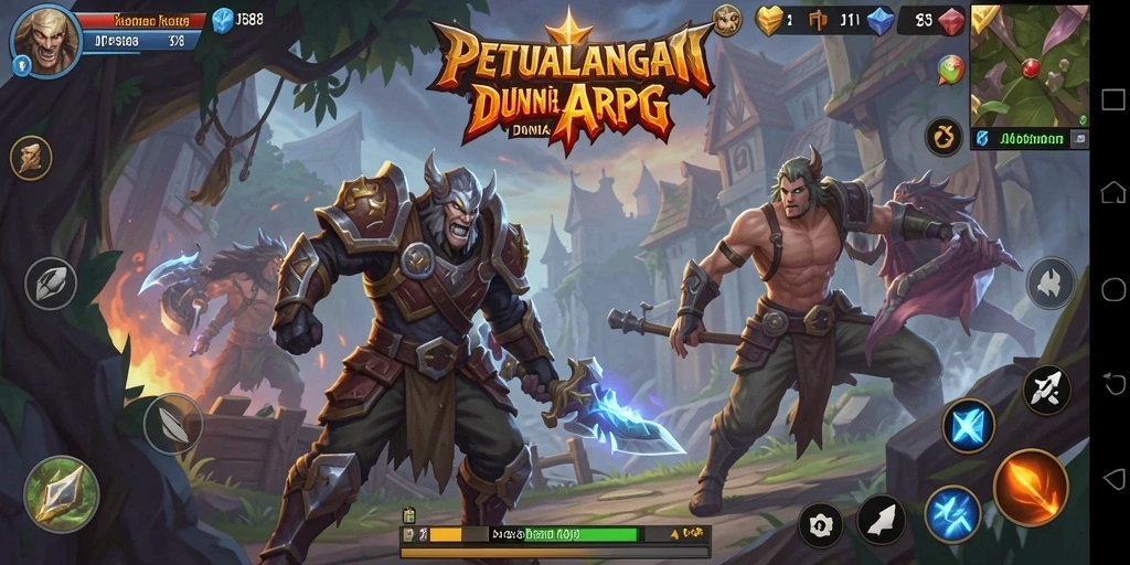 Tampilan gameplay menakjubkan dengan aksi seru dan petualangan di JPS88.