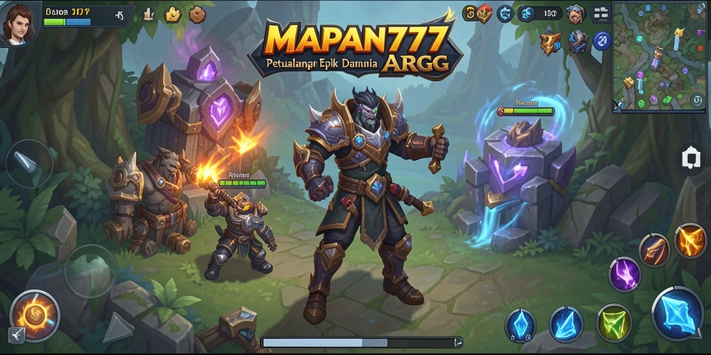 Tampilan gameplay seru dari MAPAN777 yang menantang.