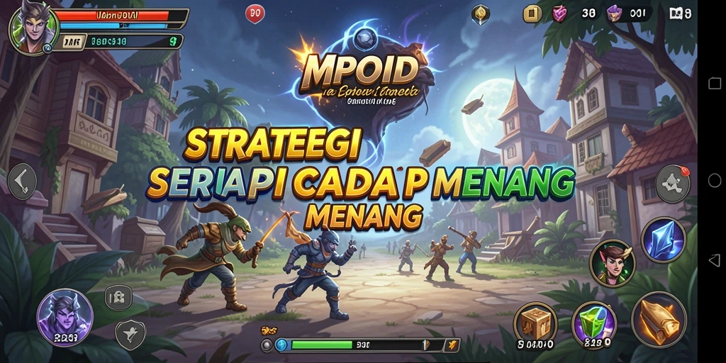 Tampilan gameplay MPOID yang penuh aksi dan strategi.