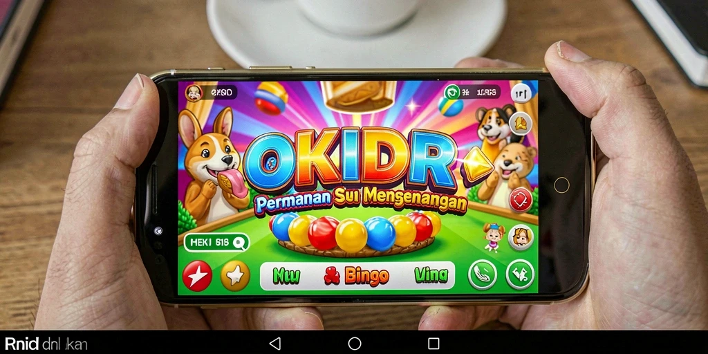 Tampilan gameplay Bingo seru di OKIDR.