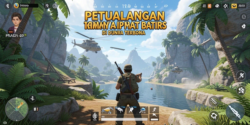 Tampilan screenshot gameplay PRADA4D yang menakjubkan di dunia Open World.