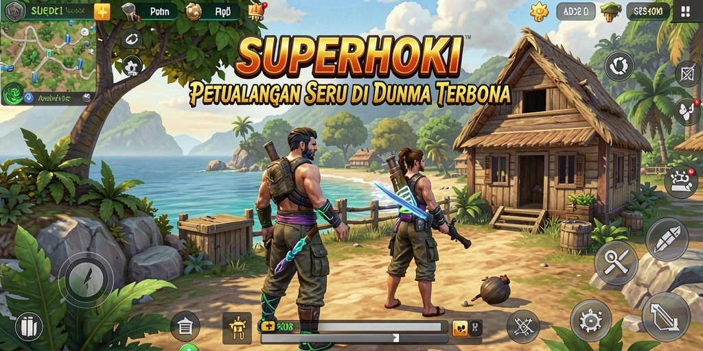 Gameplay menakjubkan dalam dunia terbuka SUPERHOKI